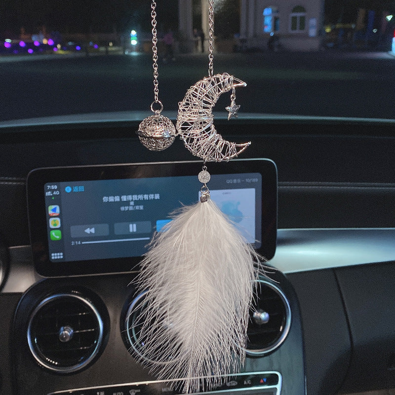 Wholesale Metal Feather Car Pendant